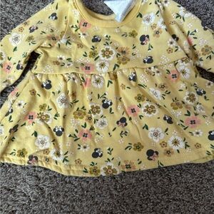 Disney Yellow Floral Kids Sweater